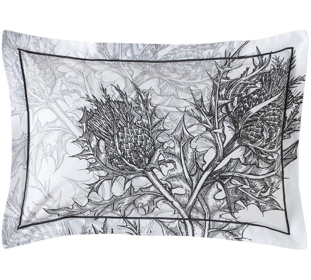 Thistle Carbon Oxford Pillowcase Pair